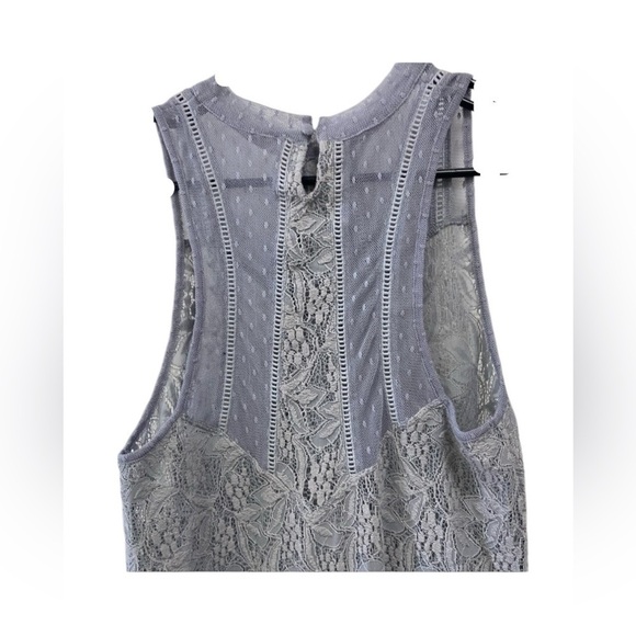Free People Small grey lace tank top womens $50 - Picture 3 of 7